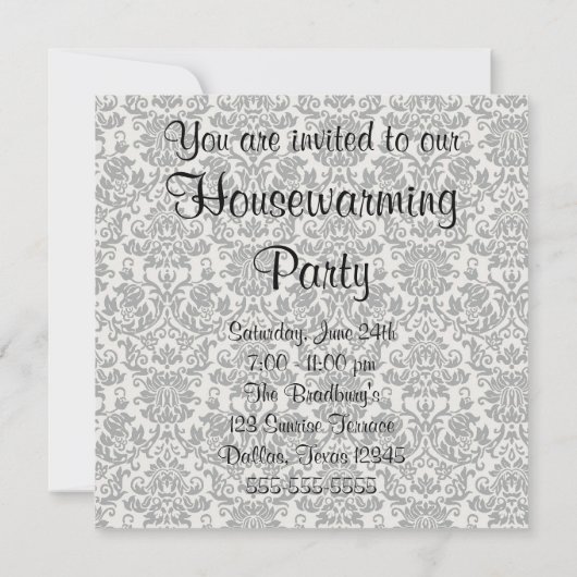 Invitation Zebra Leopard Sofa Damask House (Dos)