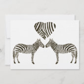 Invitation Zebra Love (Dos)