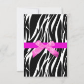 Invitation Zebra Pink (Devant)