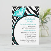 Invitation Zebra Print & Bachelorette Party (Debout devant)