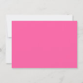 Invitation Zebra Print Pink Girls Forth Birthday (Dos)