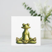 Invitation Zen Frog (Debout devant)