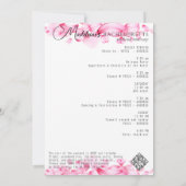 Invitation Zen Pool & Spa Week-end Getaway Bachelorette Party (Dos)