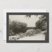 Invitation Zen Winter Snowfall II (Devant)