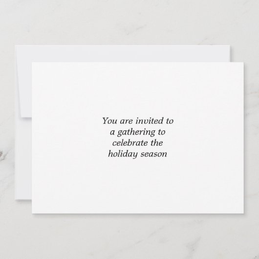 Invitation Zen Winter Snowfall II (Dos)