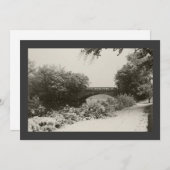 Invitation Zen Winter Snowfall II (Devant / Derrière)