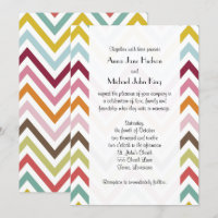 Zigzag coloré, Rainbow Zigzag, Chevron, Mariage