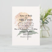 Invitation Zinnia sous les projecteurs (Debout devant)