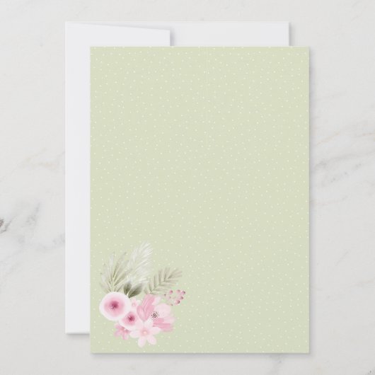 Invitation Zoé (Dos)