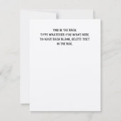 Invitation Zombie Party InvitationPersonnalisez-Le! (Dos)