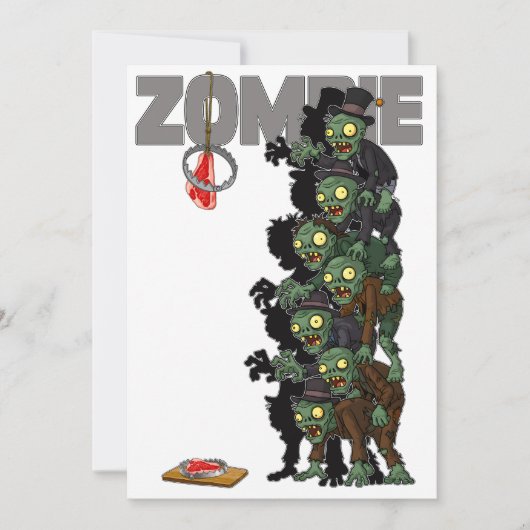 Invitation zombies (Devant)