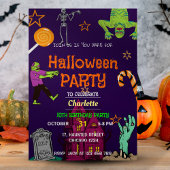 Invitation Zombies Anniversaire Fête d'Halloween Éffrayant