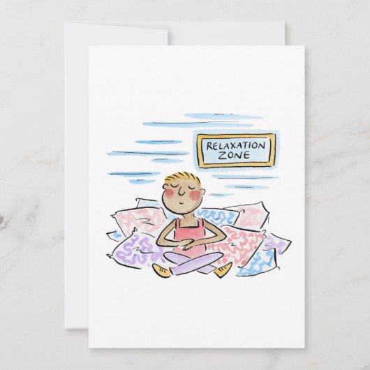 Invitation Zone de détente (Devant)