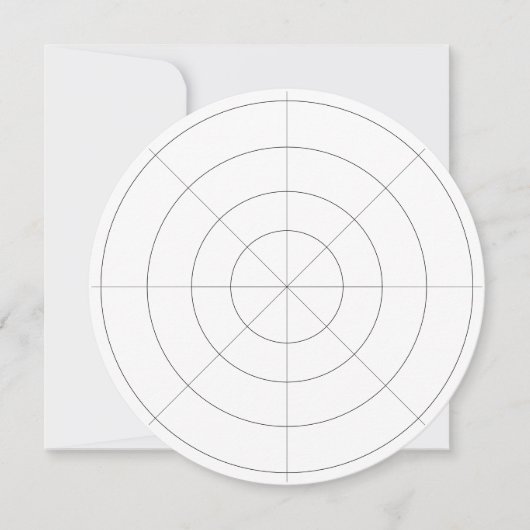 Invitation Zone de distance de tablette de la grille d'effet  (Devant)