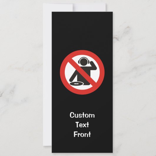 Invitation Zone libre DJ (Devant)