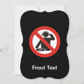 Invitation Zone libre DJ (Devant)