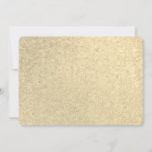 Invitation Zoo Animaux Eléphant Gold Parties scintillant 1er  (Dos)