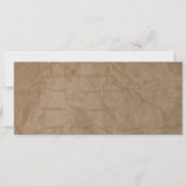 Invitation ZOO PARTY Animaux Brown Billet de fête d'anniversa (Dos)