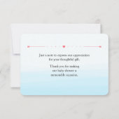 Invitation Zoo Whimsical mignon Baby shower d'arche animal Me (Dos)