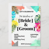 InvitationElegant Wedding Invitation Card | Modern (Devant)