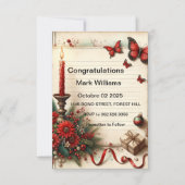 InvitationElégante conception de Faire-part de mar (Devant)