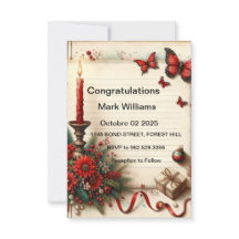 InvitationElégante conception de Faire-part de mar