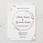 InvitationModern Geometric Wedding Invitation | Mi (Devant)