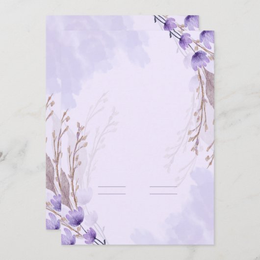 invitations (Devant / Derrière)