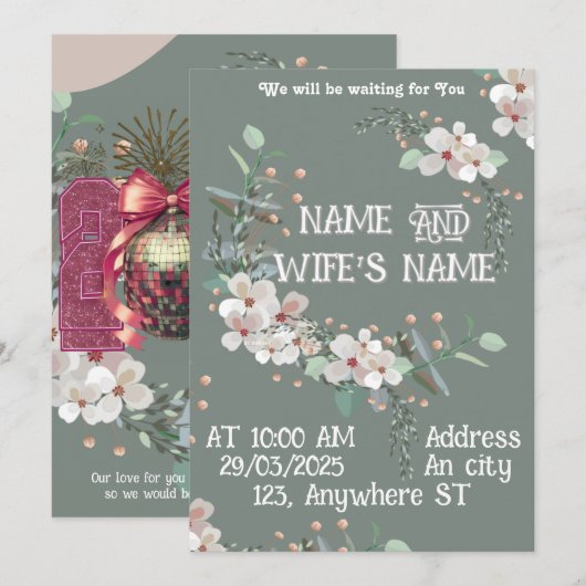 Invitations (Devant / Derrière)