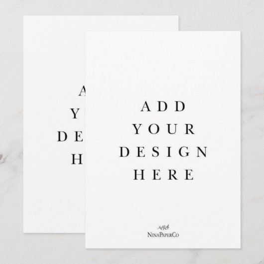 Invitations (Devant / Derrière)