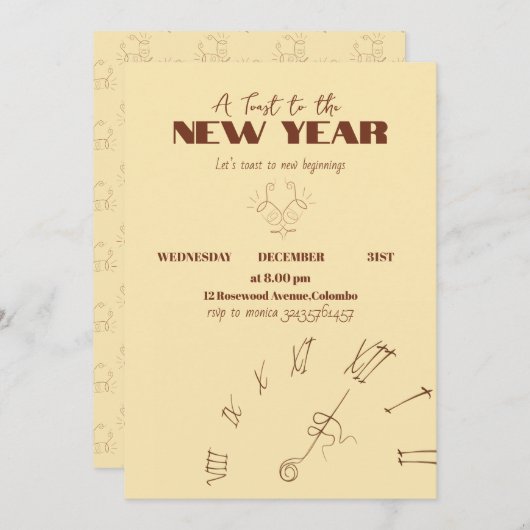 Invitations (Devant / Derrière)