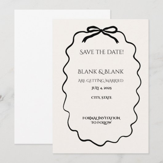 Invitations (Devant / Derrière)