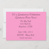 Invitations 2012 d'obtention du diplôme (Dos)