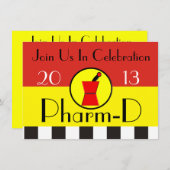 Invitations 2013 d'obtention du diplôme de (Devant / Derrière)