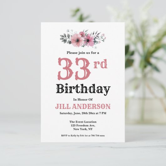 Invitations 33e anniversaire (Debout devant)