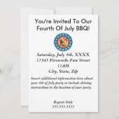  Invitations 4 juillet (Dos)