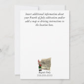  Invitations 4 juillet (Dos)