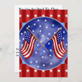  Invitations 4 juillet (Devant / Derrière)