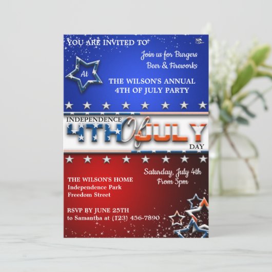 Invitations 4 juillet (Debout devant)