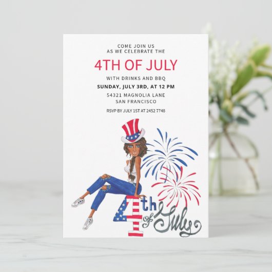 Invitations 4 juillet fille (Debout devant)