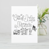 Invitations 4 juillet Parade