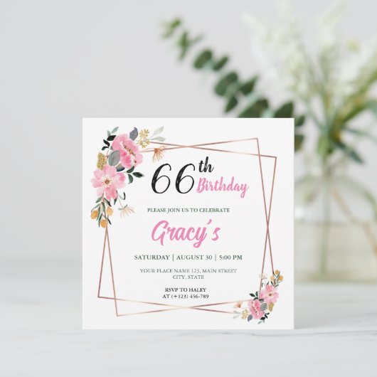 Invitations 66e anniversaire (Debout devant)