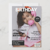 Invitations à 10e anniversaire pour sa couverture (Devant)