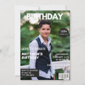 Invitations à 15e anniversaire Men Him Magazine Co (Devant)