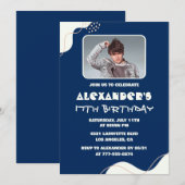 Invitations à 17e anniversaire Homme Photo Simple (Devant / Derrière)
