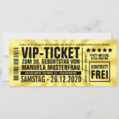 invitations à 30 ans ("VIP") (Devant)