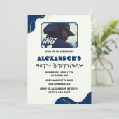 Invitations à 46e anniversaire Hommes Marine Simpl (Debout devant)