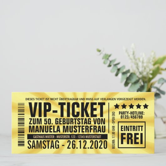 invitations à 50 ans ("VIP") (Debout devant)