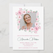 Invitations à 50e anniversaire Photo Boho Elegant (Devant)