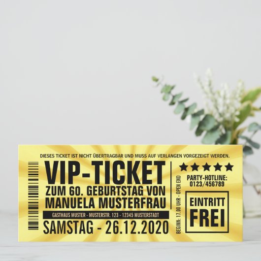 invitations à 60 ans ("VIP") (Debout devant)